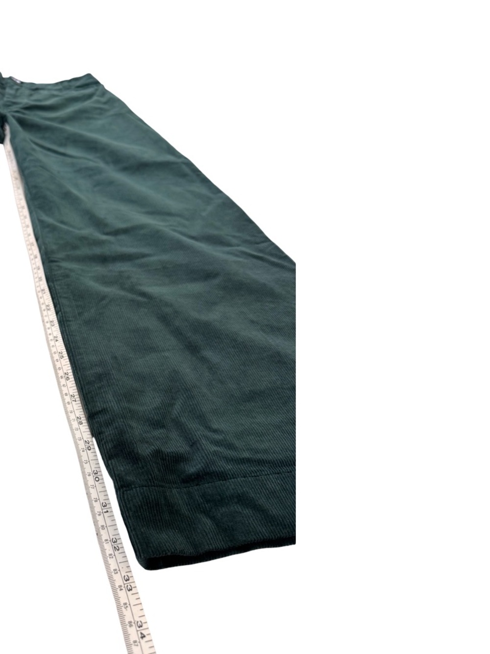 Anthropologie Green Corduroy Wide Leg Pants - Picture 12 of 15
